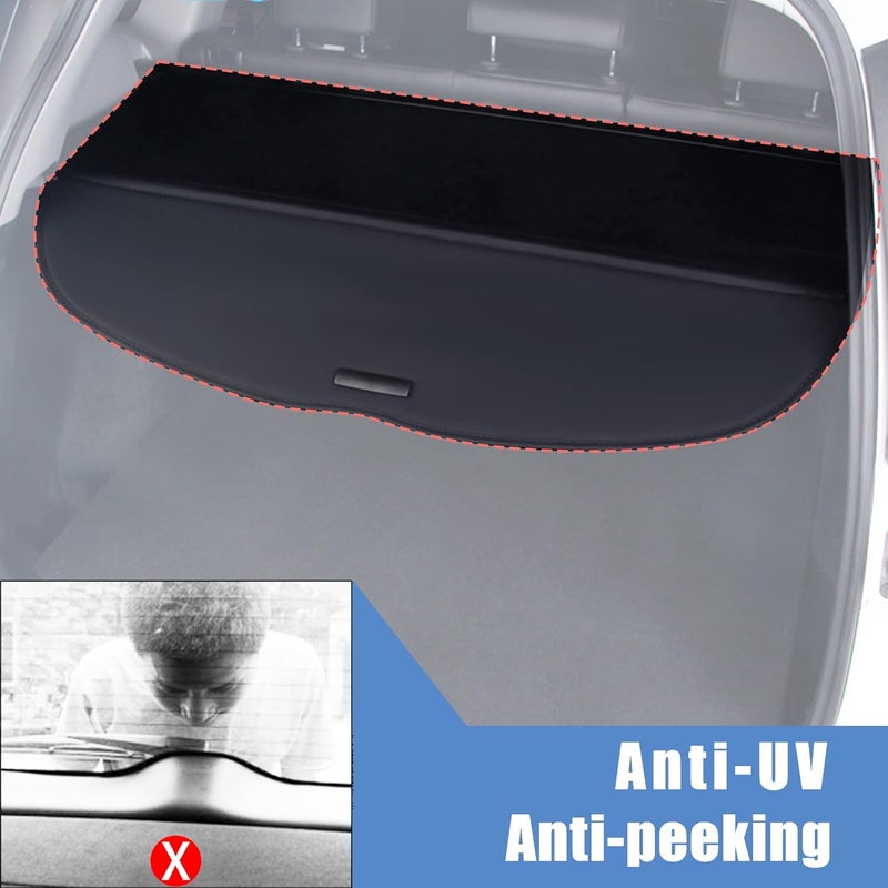 AUXKO Retractable Cargo Cover for Honda CRV 2023-2026(Include Hybrid) Trunk Cargo Cover Luggage Security Shade Cover for CR-V 2026 2025 2024 Shielding Shade Anti-Peeping Luggage Privacy Screen - Image 3